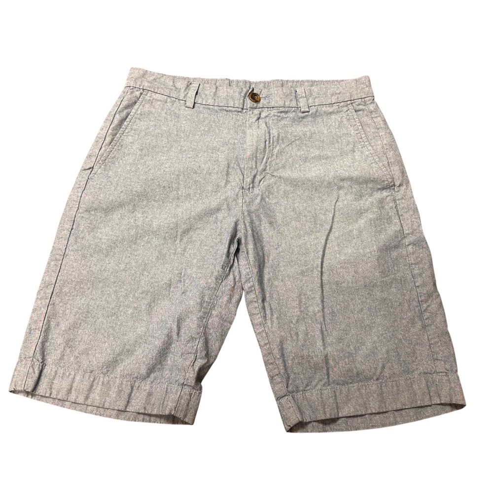 Brooks Brothers Chambray‎ Shorts Mens Sz 30 Flat Front Casual Cotton Summer Golf